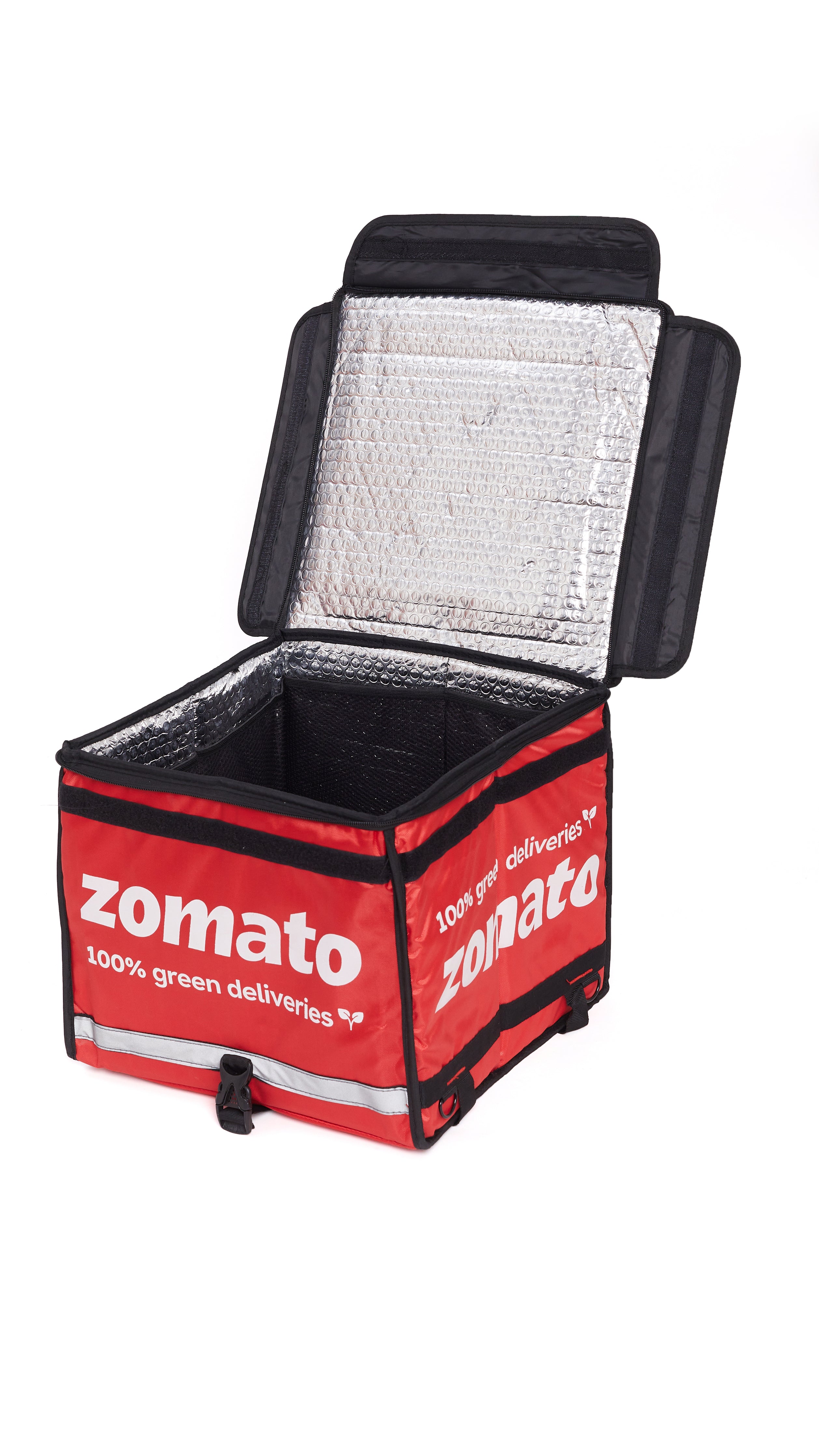 Red And Black Matty Printed Zomato Food Delivery Bag, Bag Size: 24 X 14 X  12 Inch(l X W X H) at Rs 449/piece in Hyderabad